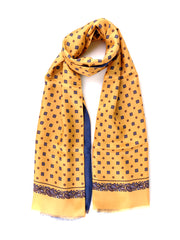 Sciarpa giallo doppiata in seta\Modal SPORTY