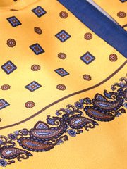 Sciarpa giallo doppiata in seta\Modal SPORTY