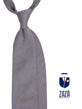 Cravatta 3 pieghe STARK seta\lino grigio