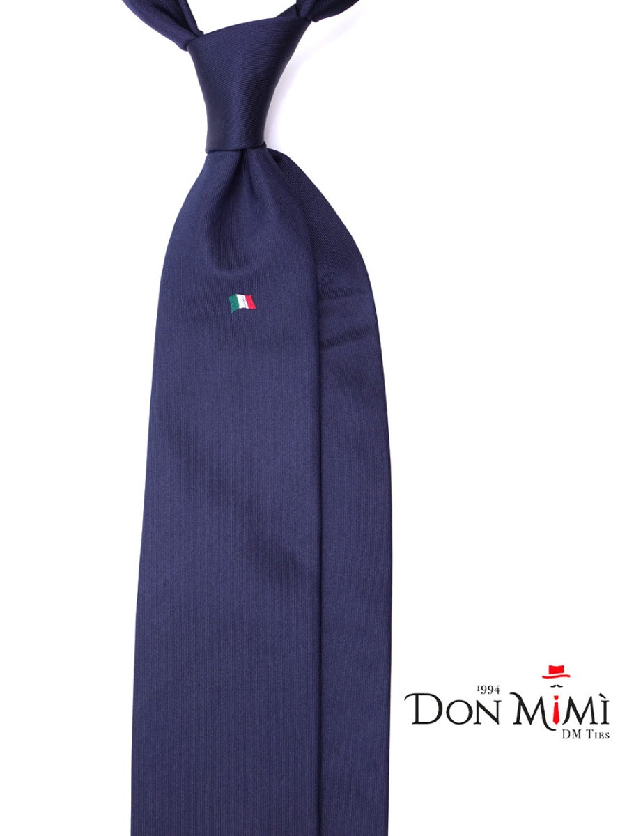 Cravatta In Seta Blu Con Fantasia Regimental Blu Aperto - Bottega Del Sarto Cravatta In Seta Blu Con Fantasia Regimental Blu Aperto - Bottega Del Sarto