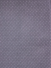 Cravatta grigio 3 Pieghe in seta tessuta FANSTA