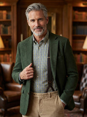 Bretella a Y in elastico con lacci e clip ELASTIC Marrone