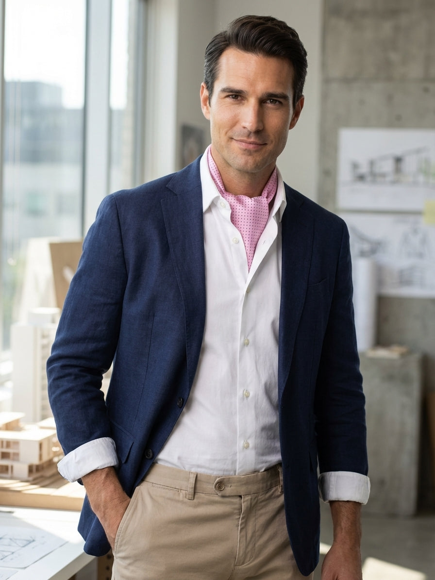 Ascot uomo VALDA Rosa