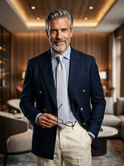 Cravatta 3 pieghe CANDORE seta inglese stampata bianco