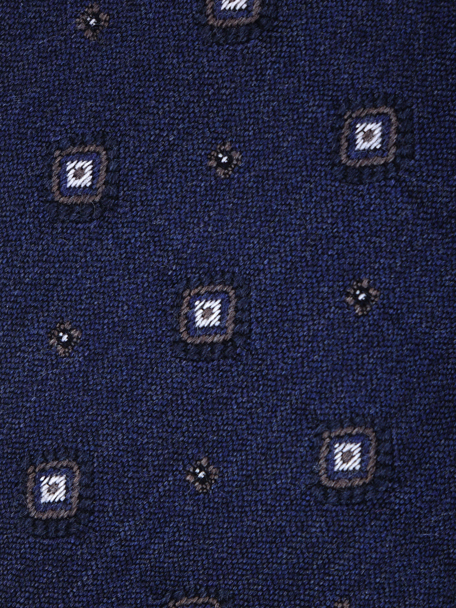 NADIA 3-fold burgundy silk/wool tie