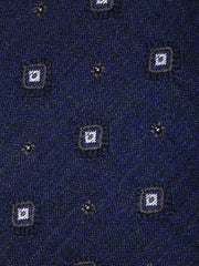 NADIA 3-fold burgundy silk/wool tie