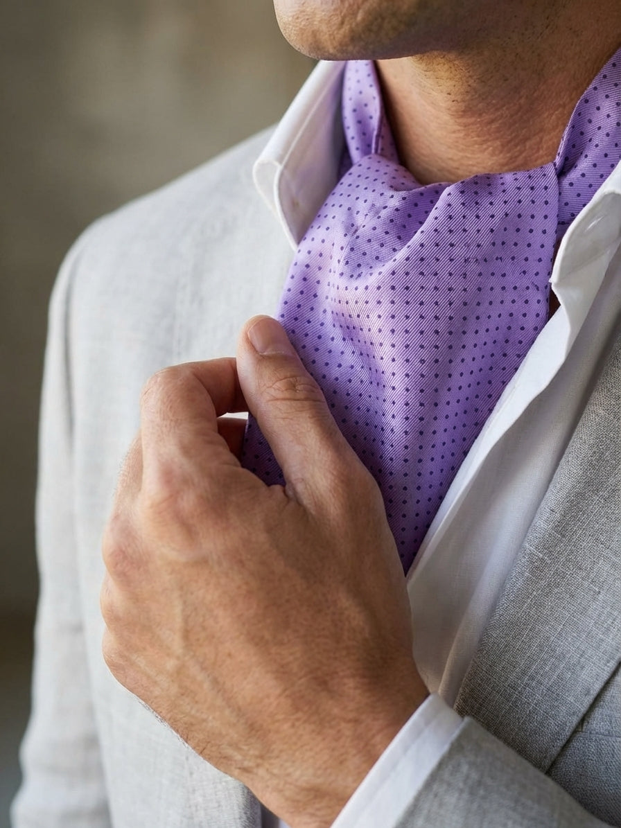 Ascot uomo VALDA Viola