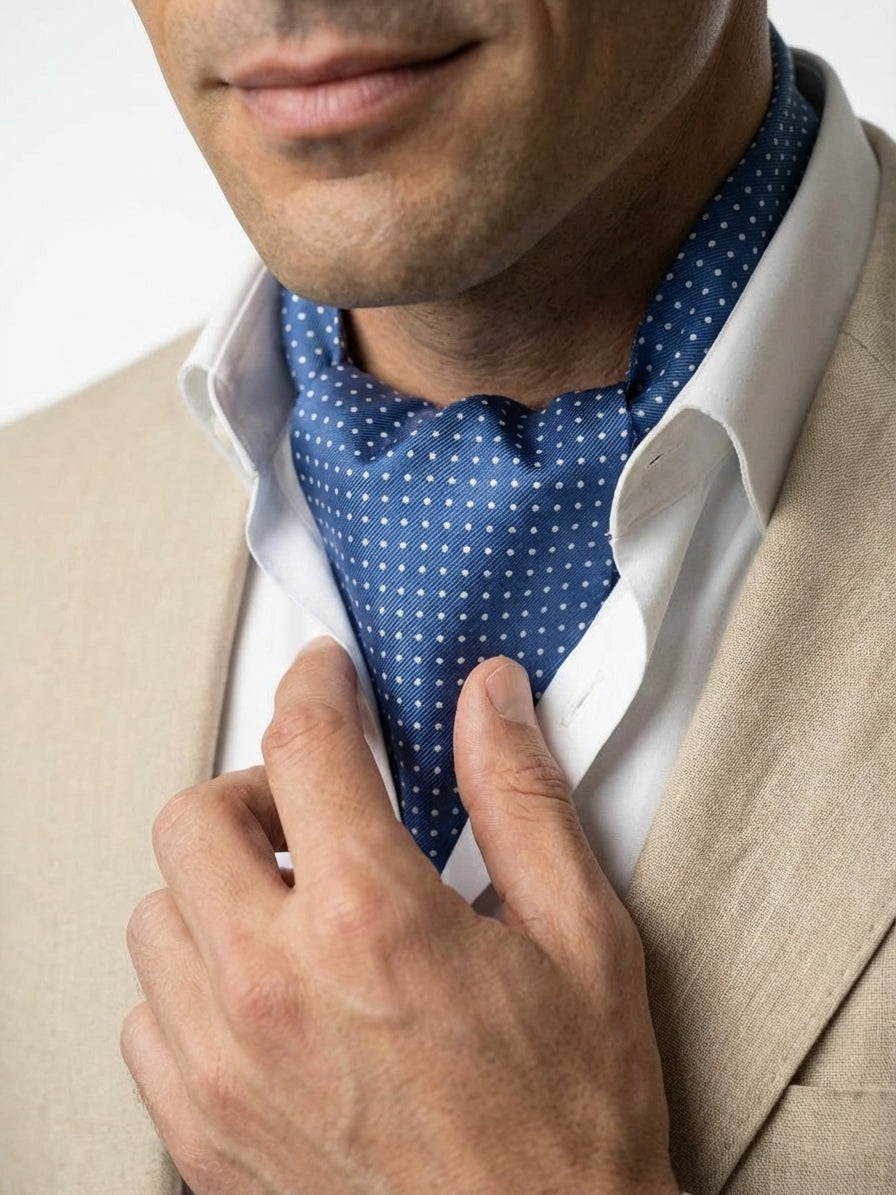 Ascot uomo VALDA Blu Avion