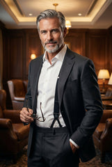 Bretella a Y in 100% seta inglese con lacci e clip DACCA Nera