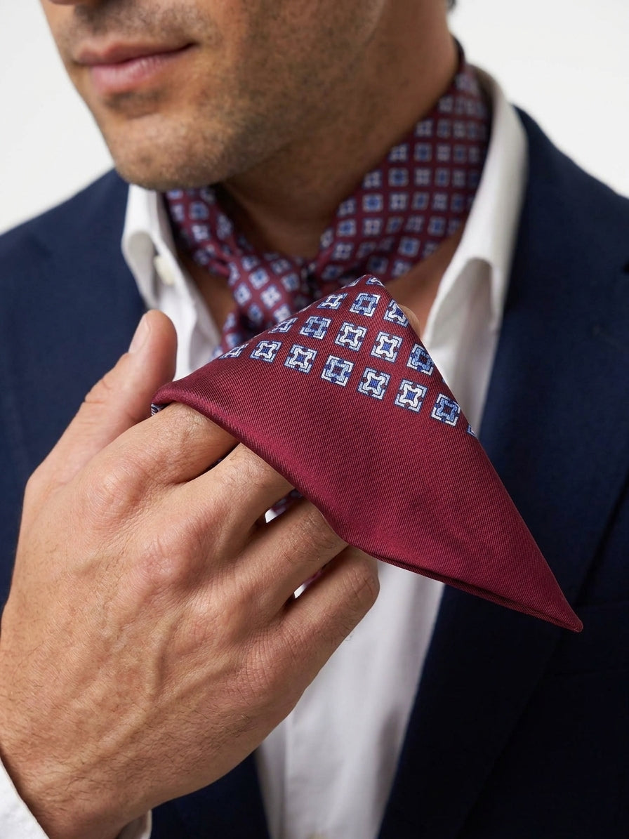 Twilly bordeaux in seta twill VICKY