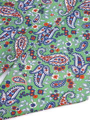 Foulard twilly verde chiaro in seta panama ABISSO