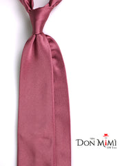 Cravatta 3 pieghe AMANTEA seta raso rosa