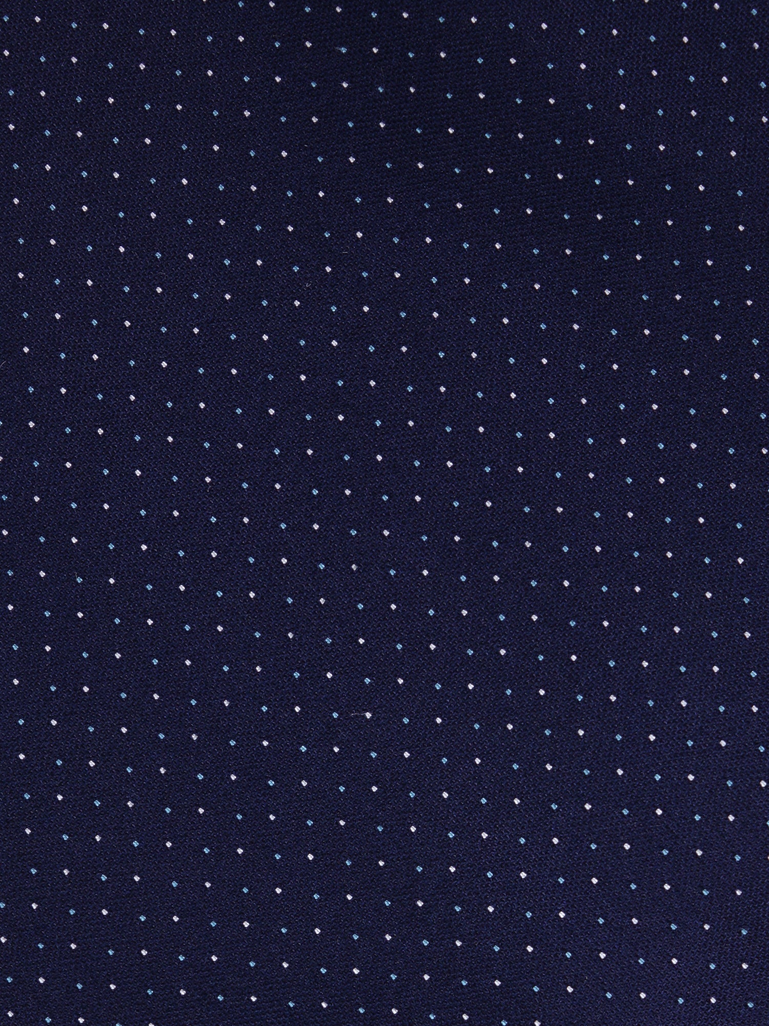 Cravatta 3 pieghe ARMIN in seta tessuta Blu