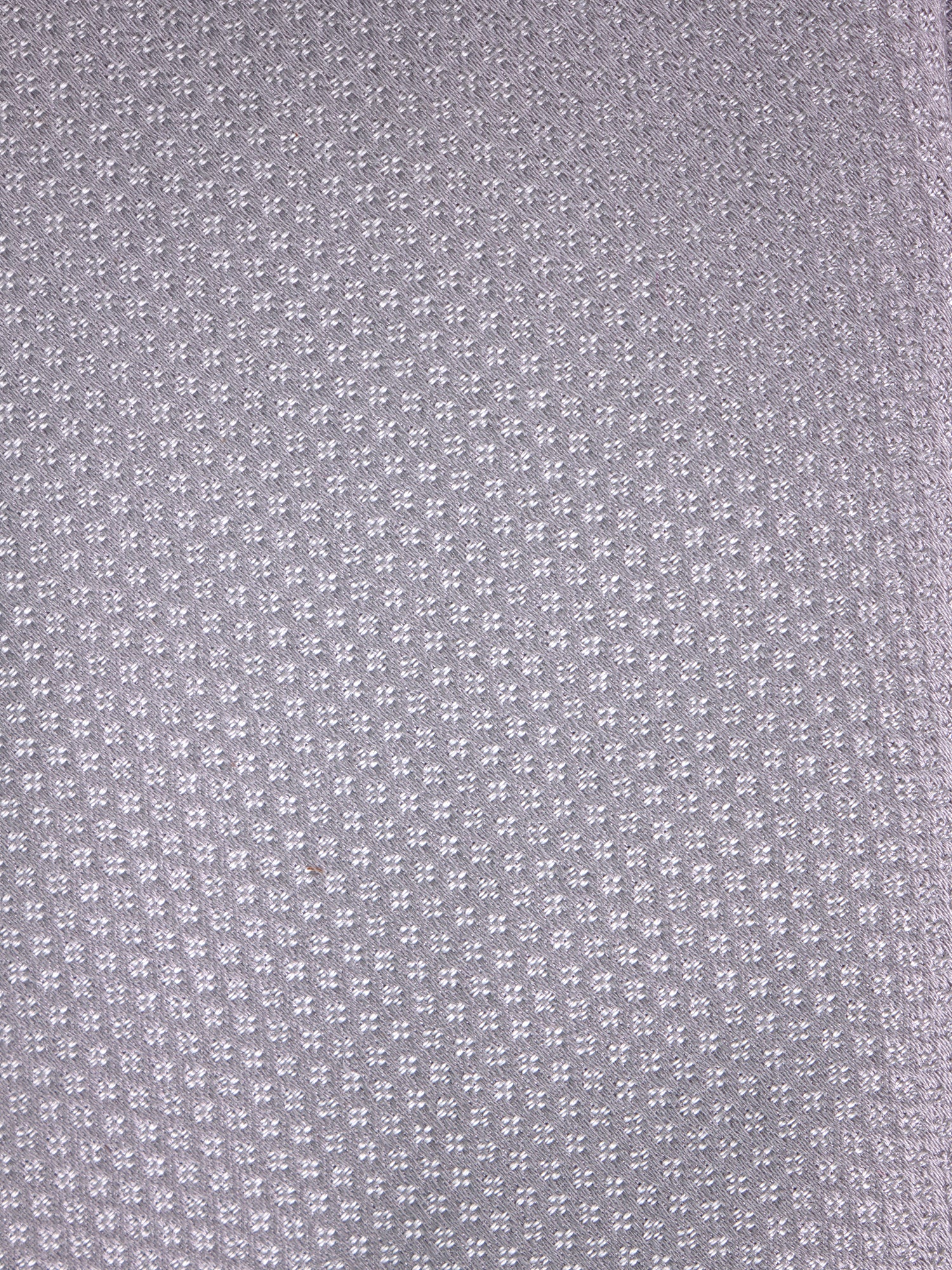 Cravatta 3 Pieghe grigio ASHFORD seta tessuta