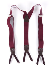 Bretella a Y in elastico con lacci e clip ELASTIC Bordeaux