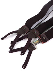 Elastic Y-brace with laces and clips ELASTIC Blue