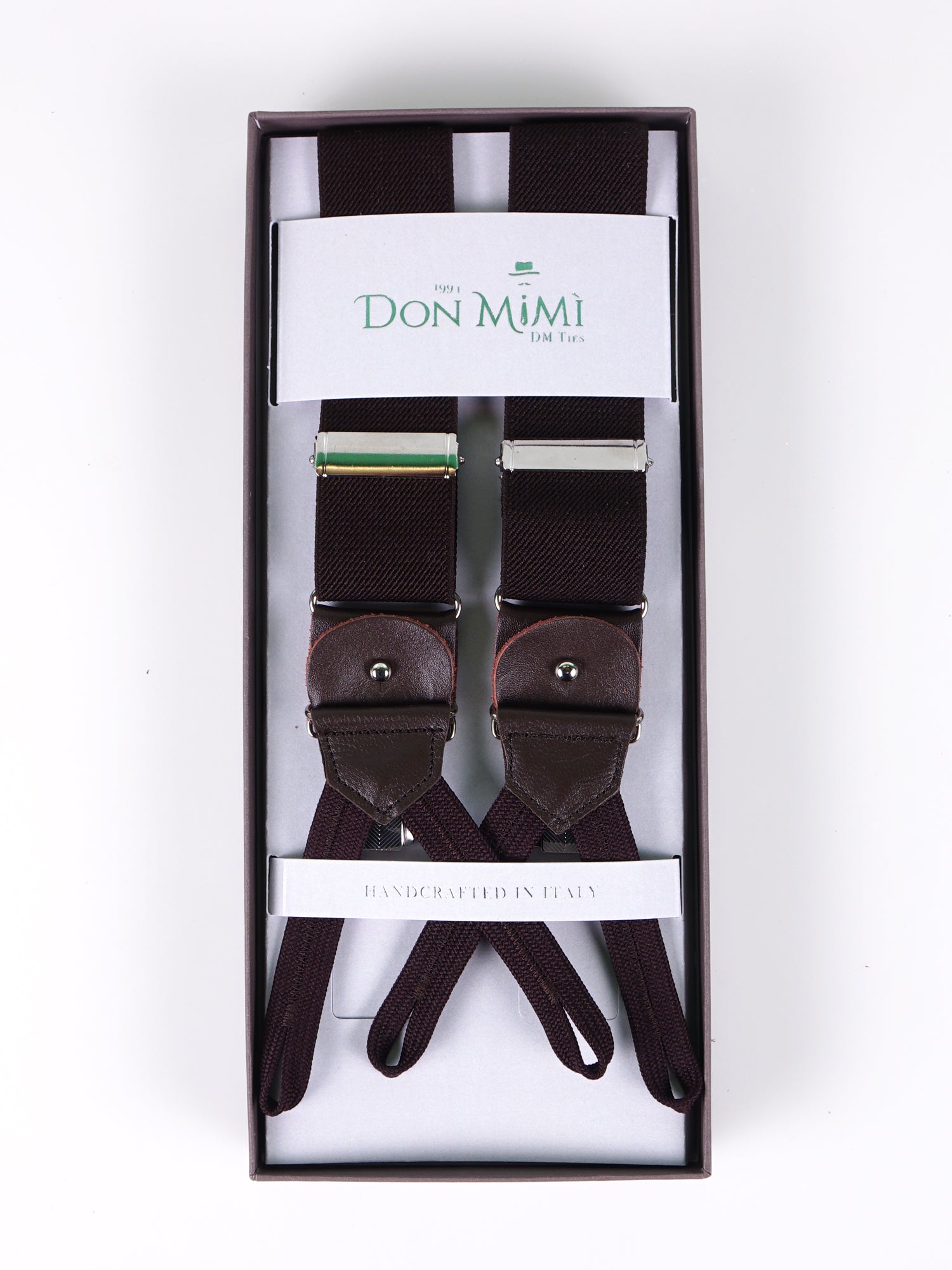 Elastic Y-brace with laces and clips ELASTIC Blue