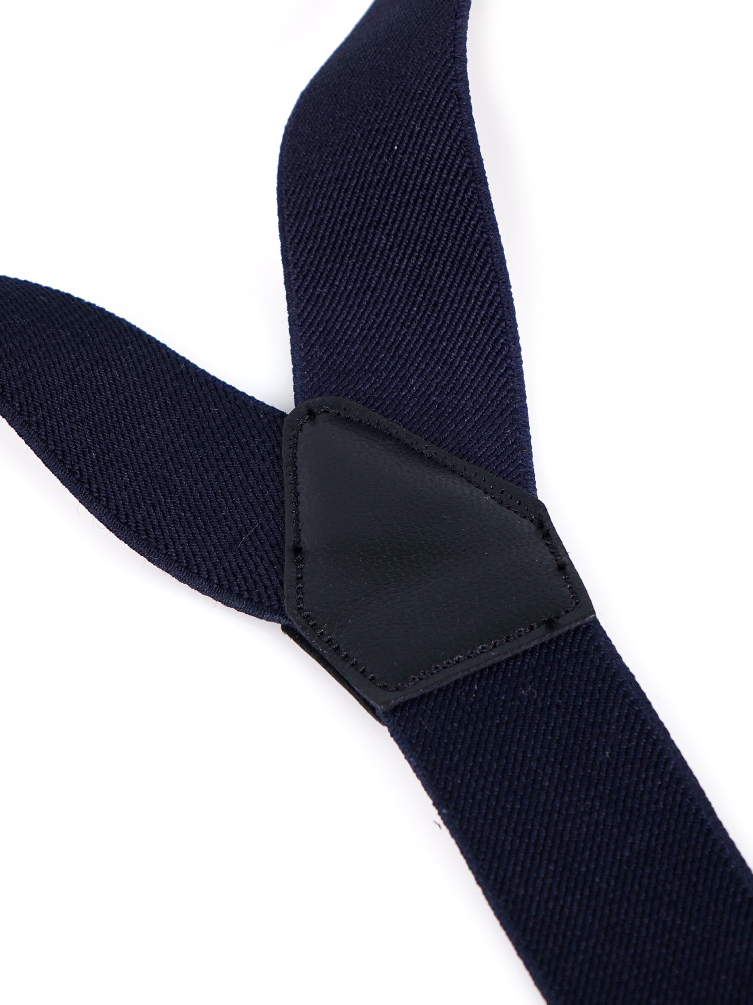Bretella a Y in elastico con lacci in tessuto e clip ELASTIC blu scuro