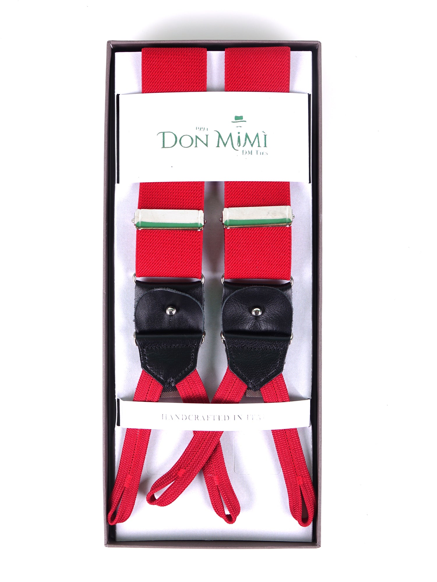 Elastic Y-brace with laces and clips ELASTIC Beige