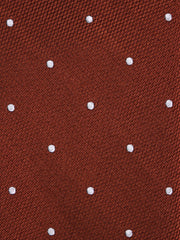 Cravatta 3 pieghe CARAMELLO seta jacquard marrone chiaro