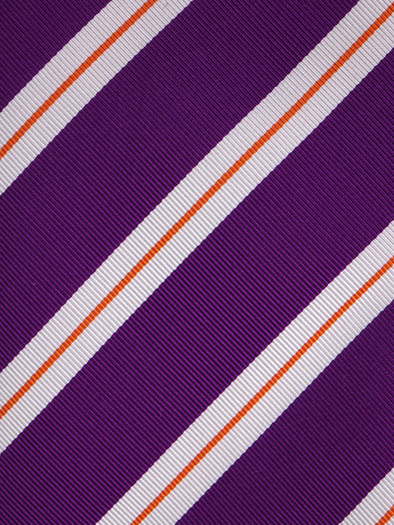 Cravatta 3 pieghe CIRCUS seta jacquard viola