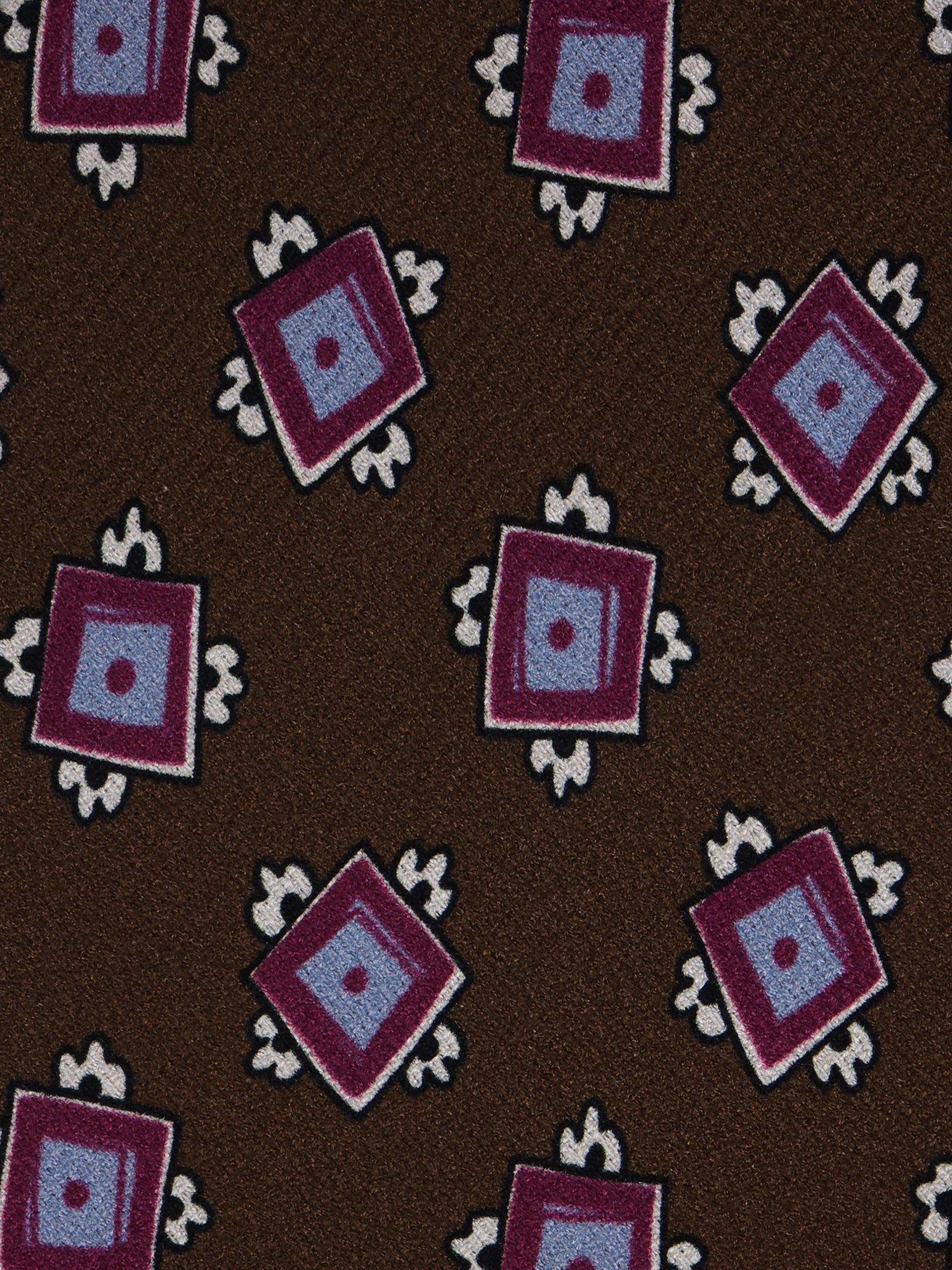 Cravatta 3 pieghe CLAY garzetta di seta verde oliva