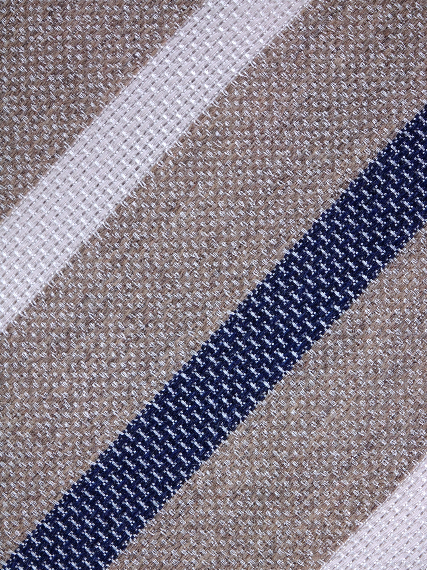 Dark Blue 3 Fold PATTY Tie in Madder Silk