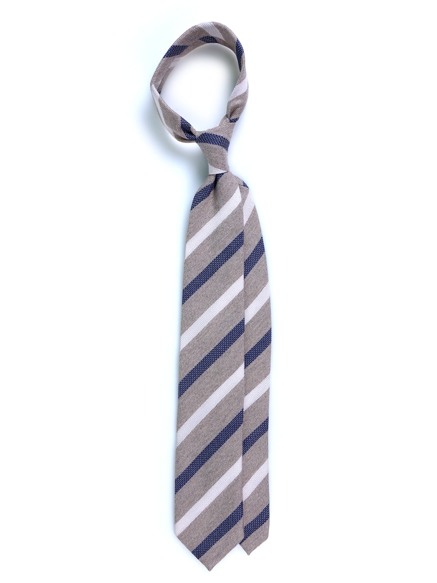 Dark Blue 3 Fold PATTY Tie in Madder Silk