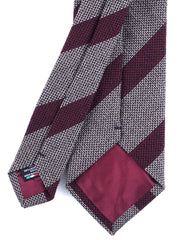 Cravatta beige 3 pieghe in lana/seta WILLOW