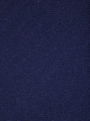 Cravatta blu 3 Pieghe KIKKY in lana/seta