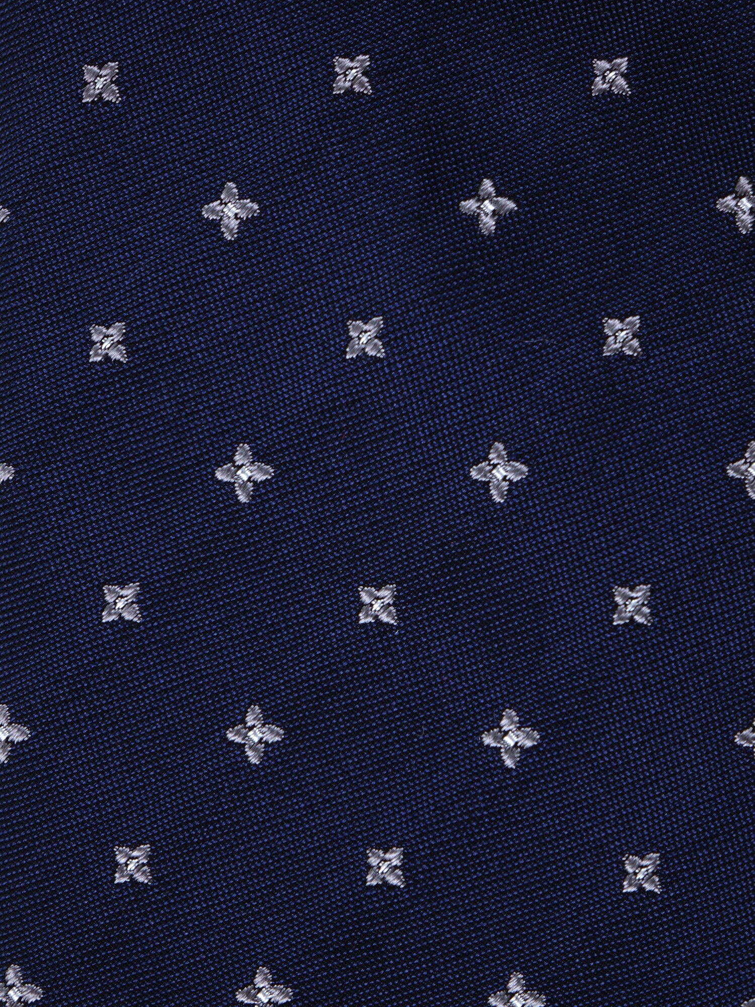 MARTIN 3-fold blue silk/cotton tie