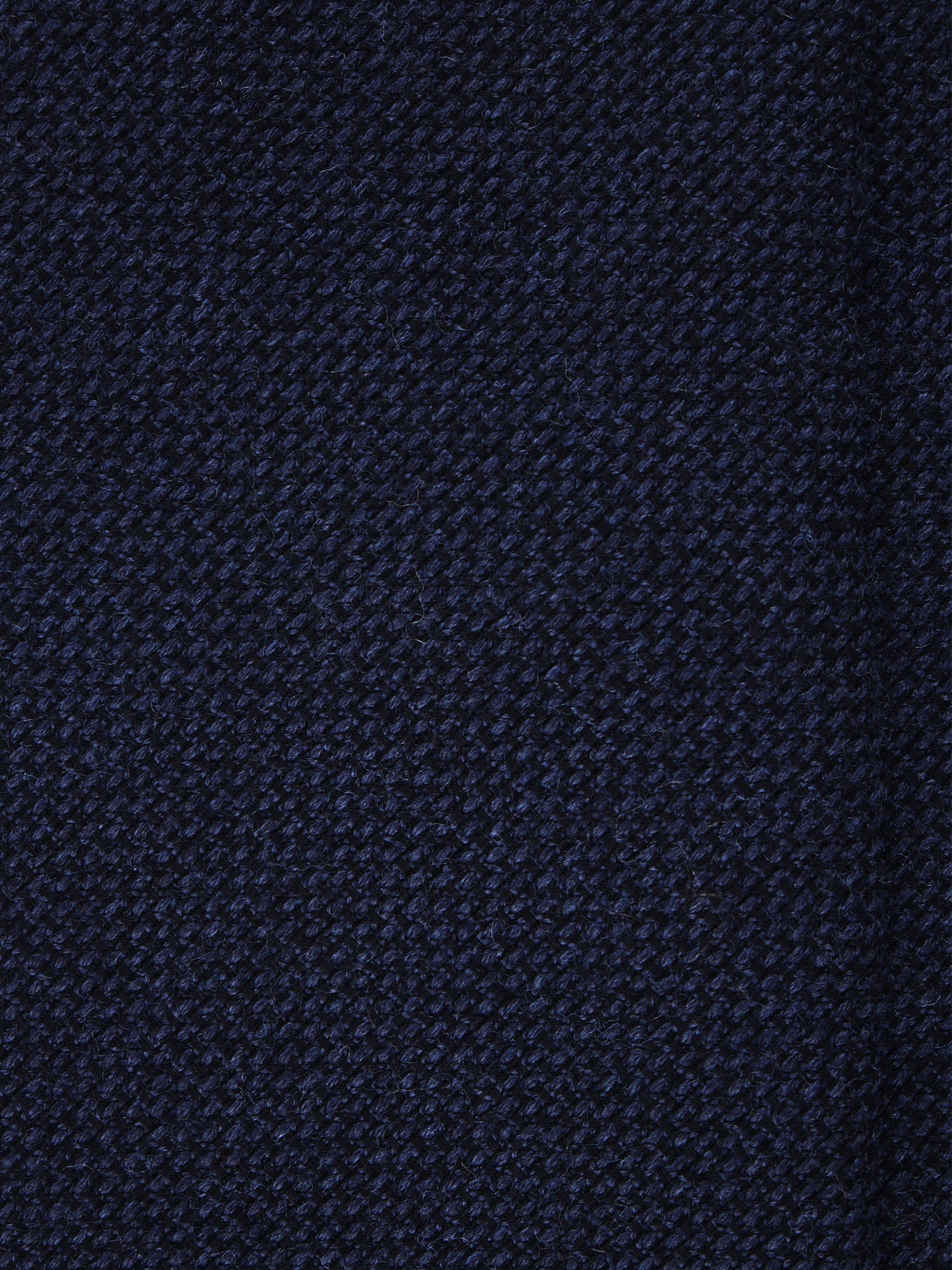 SAVINA 3-fold blue silk/wool tie