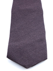 Cravatta marrone 3 Pieghe BIGOL in lana/seta