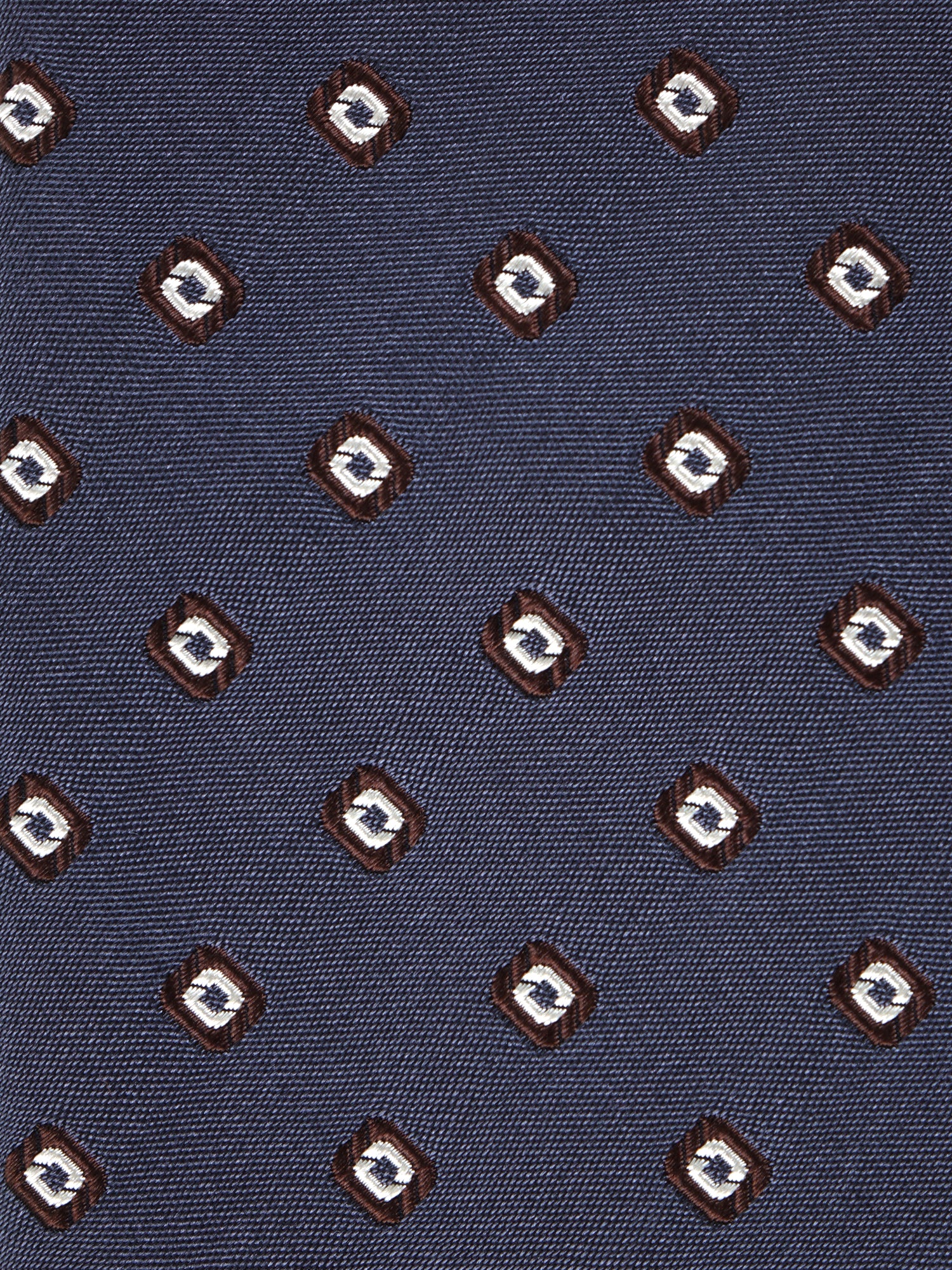 GINGER 3-fold grey silk/cotton tie