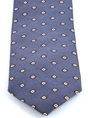 GINGER 3-fold grey silk/cotton tie