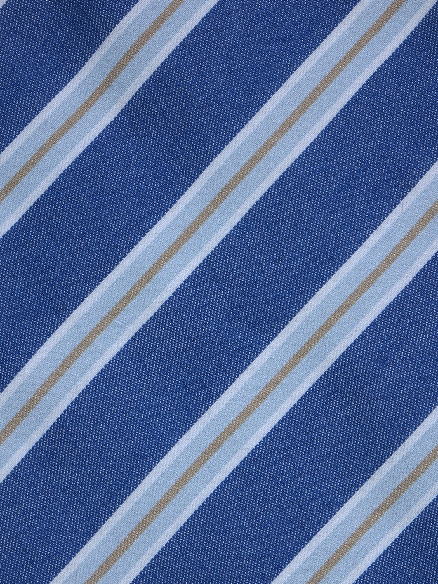 Cravatta blu 3 Pieghe LELLA in cotone