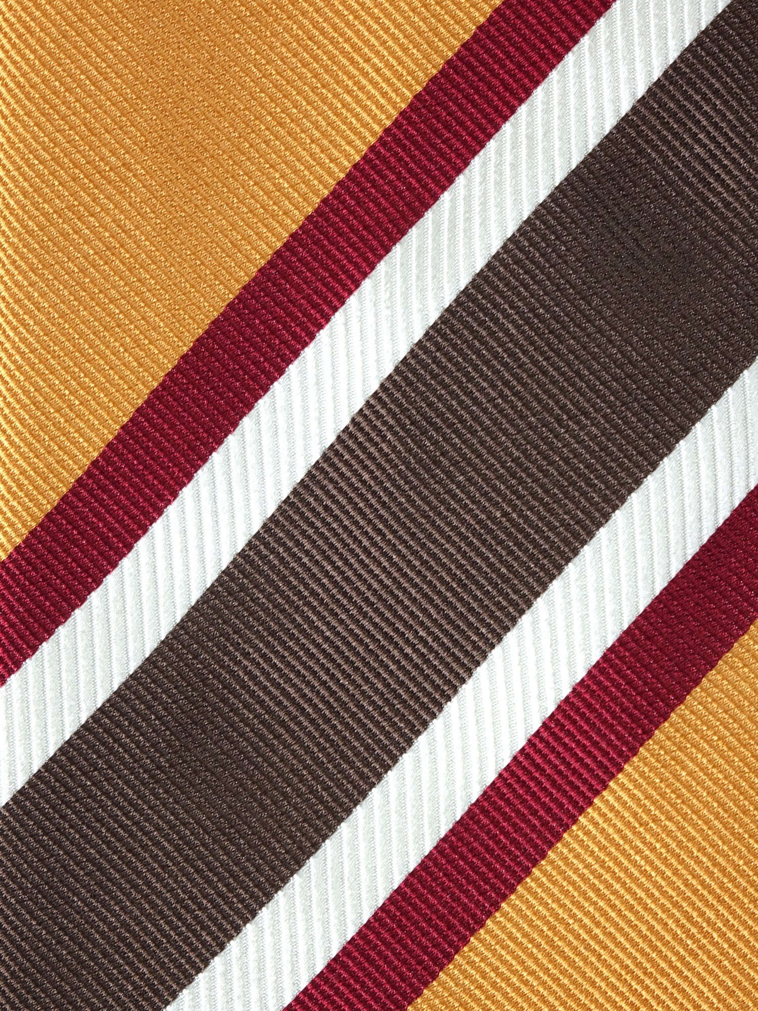 Cravatta 3 pieghe giallo in seta jacquard ELLEN