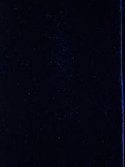 CONRAD 3-fold blue silk and viscose velvet tie