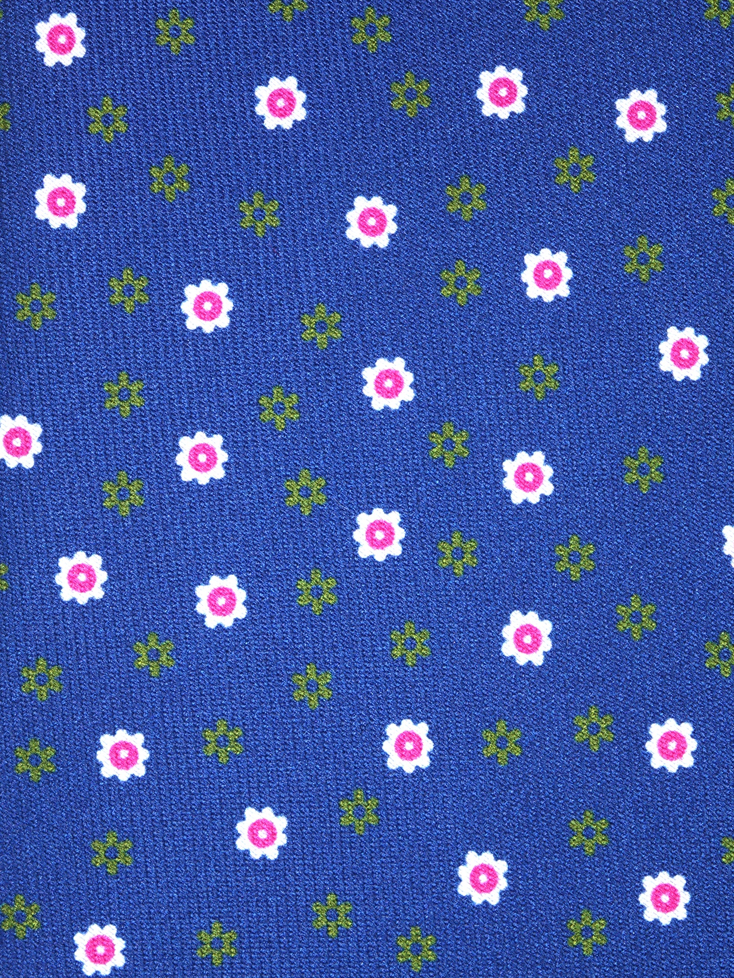 Dark Blue 3 Fold PATTY Tie in Madder Silk