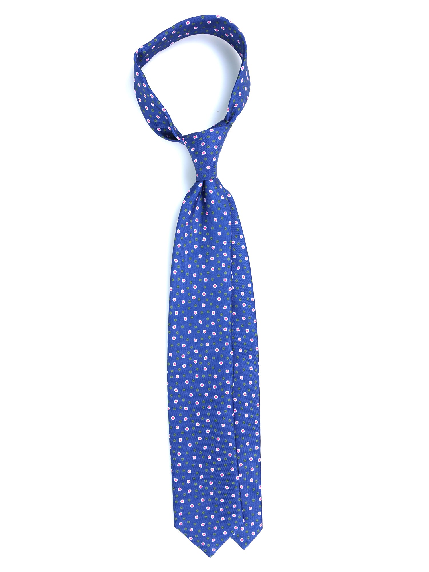 Dark Blue 3 Fold PATTY Tie in Madder Silk