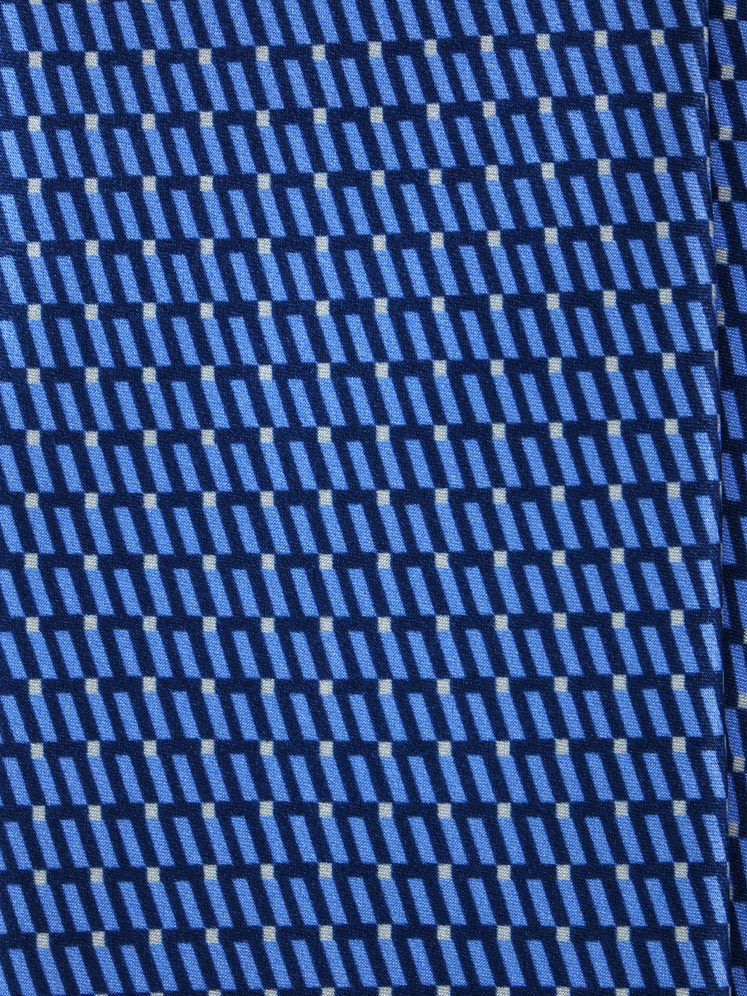 Dark Blue 3 Fold PATTY Tie in Madder Silk