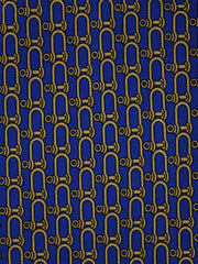 Dark Blue 3 Fold PATTY Tie in Madder Silk