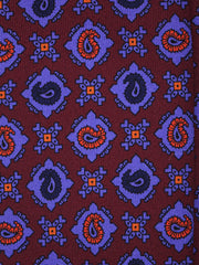 AMANDA 3-Fold Bordeaux Tie in Madder Silk