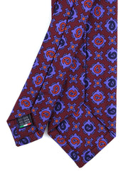AMANDA 3-Fold Bordeaux Tie in Madder Silk
