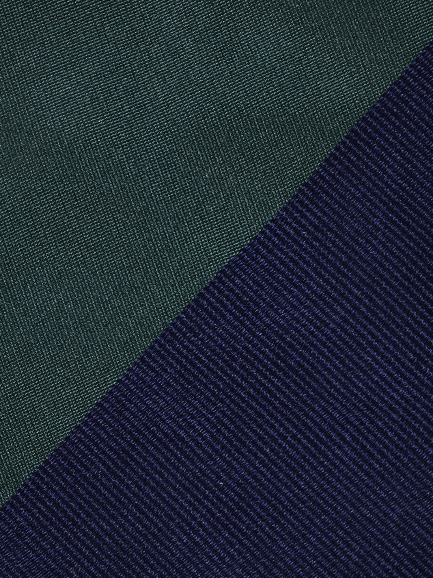 PAOLA Green 3 Fold Woven Silk Tie