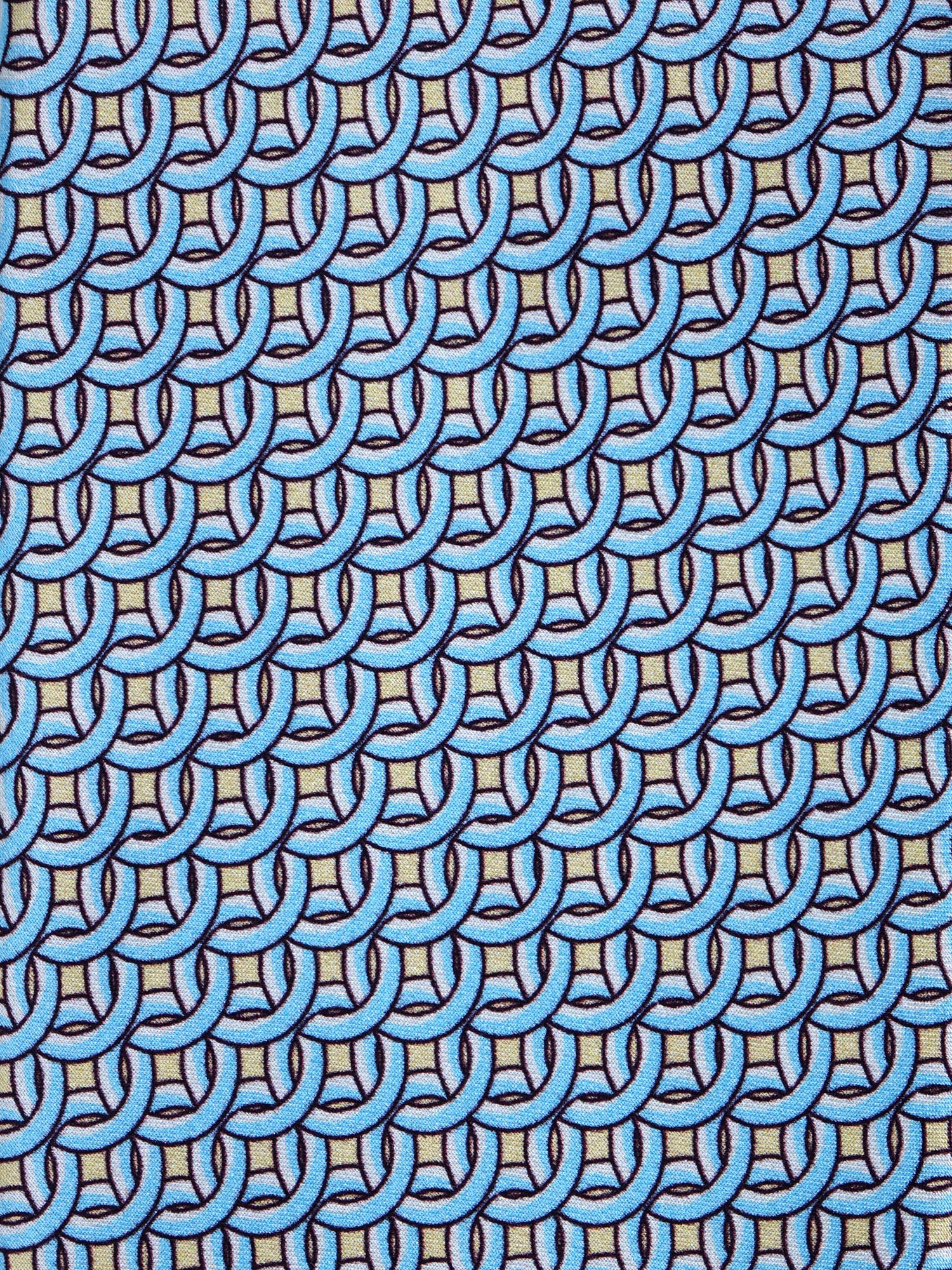Dark Blue 3 Fold PATTY Tie in Madder Silk