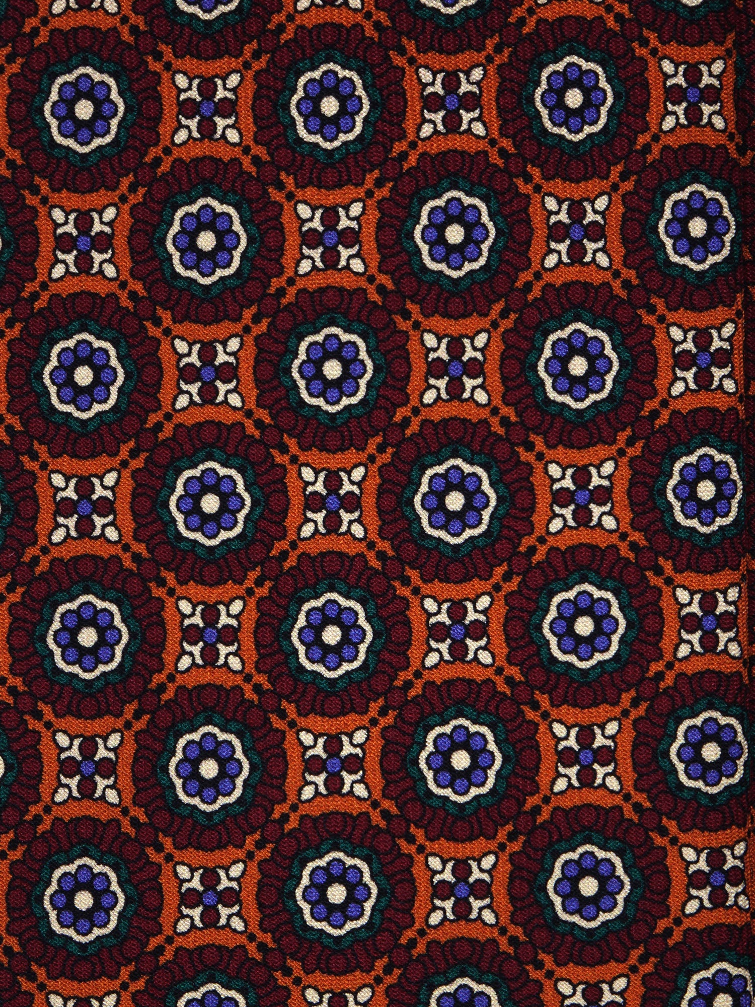 Cravatta bordeaux 3 Pieghe PATTY in seta madder