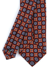 Cravatta bordeaux 3 Pieghe PATTY in seta madder