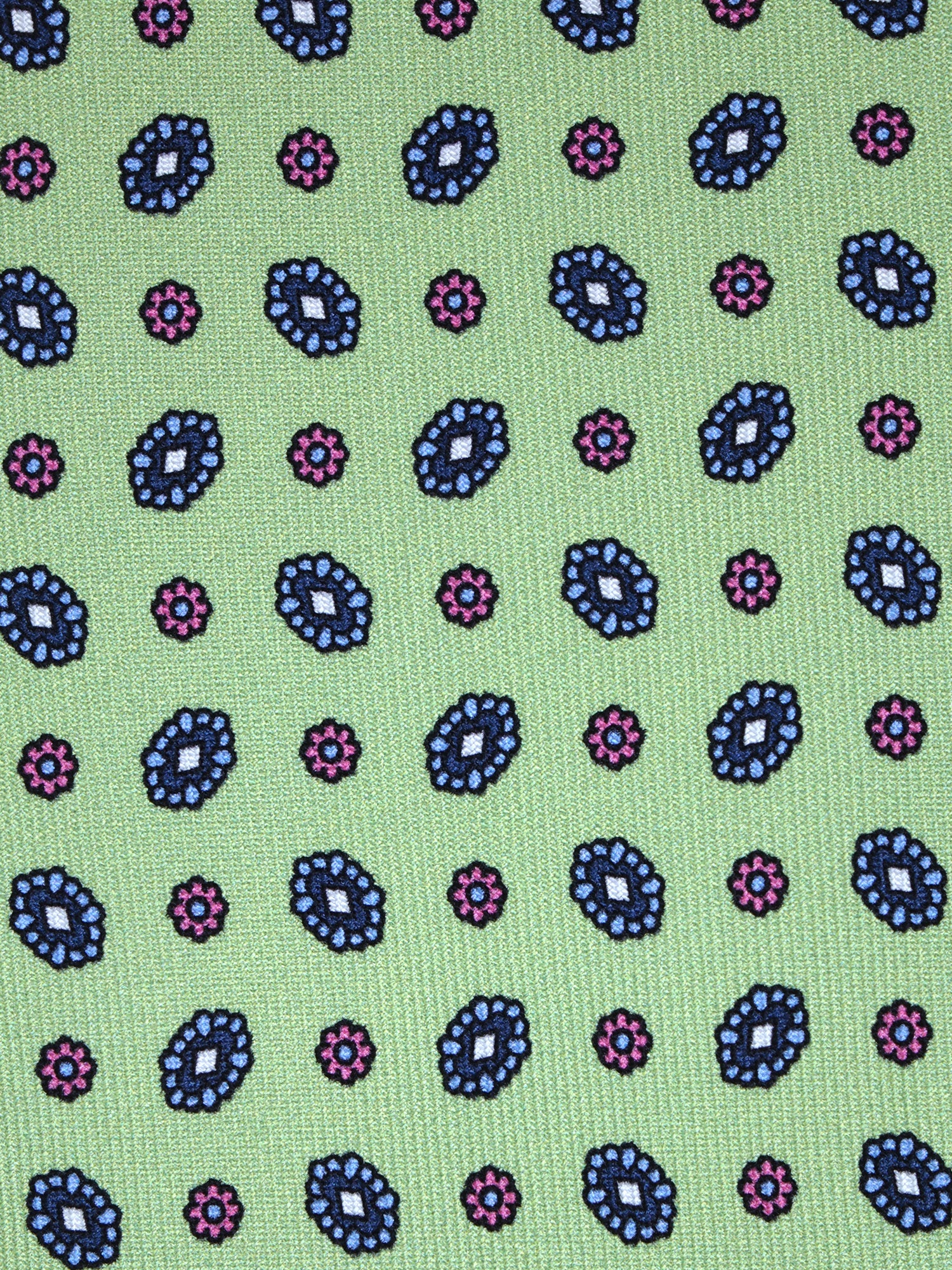 Dark Blue 3 Fold PATTY Tie in Madder Silk
