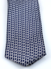 Dark Blue 3 Fold PATTY Tie in Madder Silk